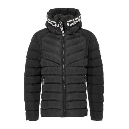 Cipo & Baxx CIPO & BAXX Winterjas zwart / wit