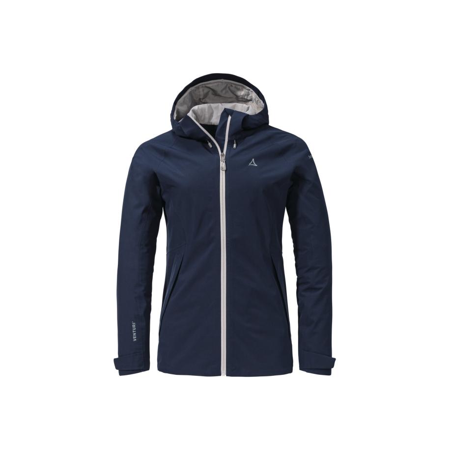 Schöffel Schöffel Outdoorjas Ankelspitz blauw / wit -