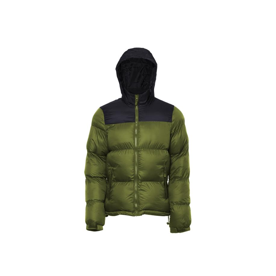 MO MO Winterjas olijfgroen / zwart -