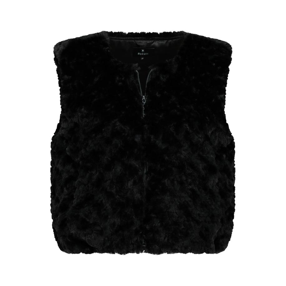 Monari monari Bodywarmer zwart -