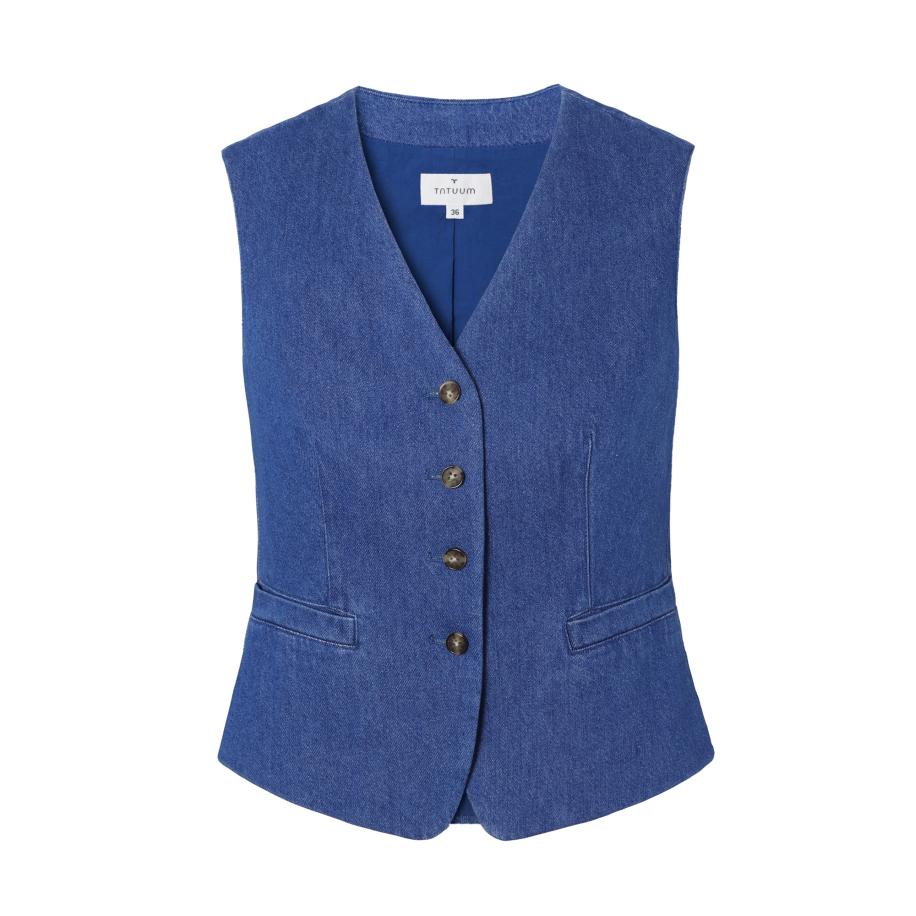 TATUUM TATUUM Bodywarmer Ronita blauw denim -