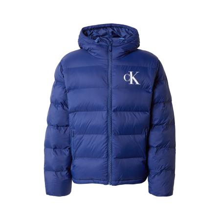 Calvin Klein Calvin Klein Jeans Winterjas donkerblauw / wit
