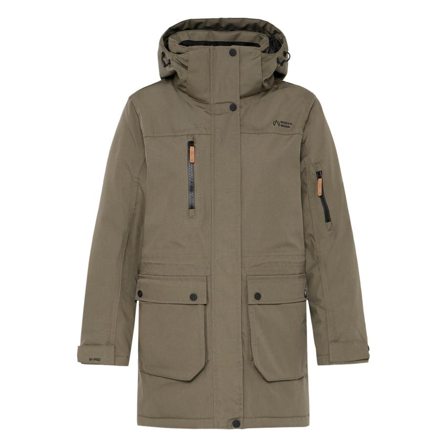 North Bend Outdoorjas Wanda kaki Groen