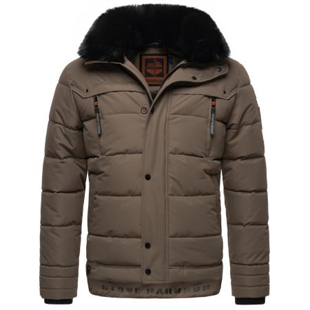 STONE HARBOUR STONE HARBOUR Winterjas Witaas mokka / zwart