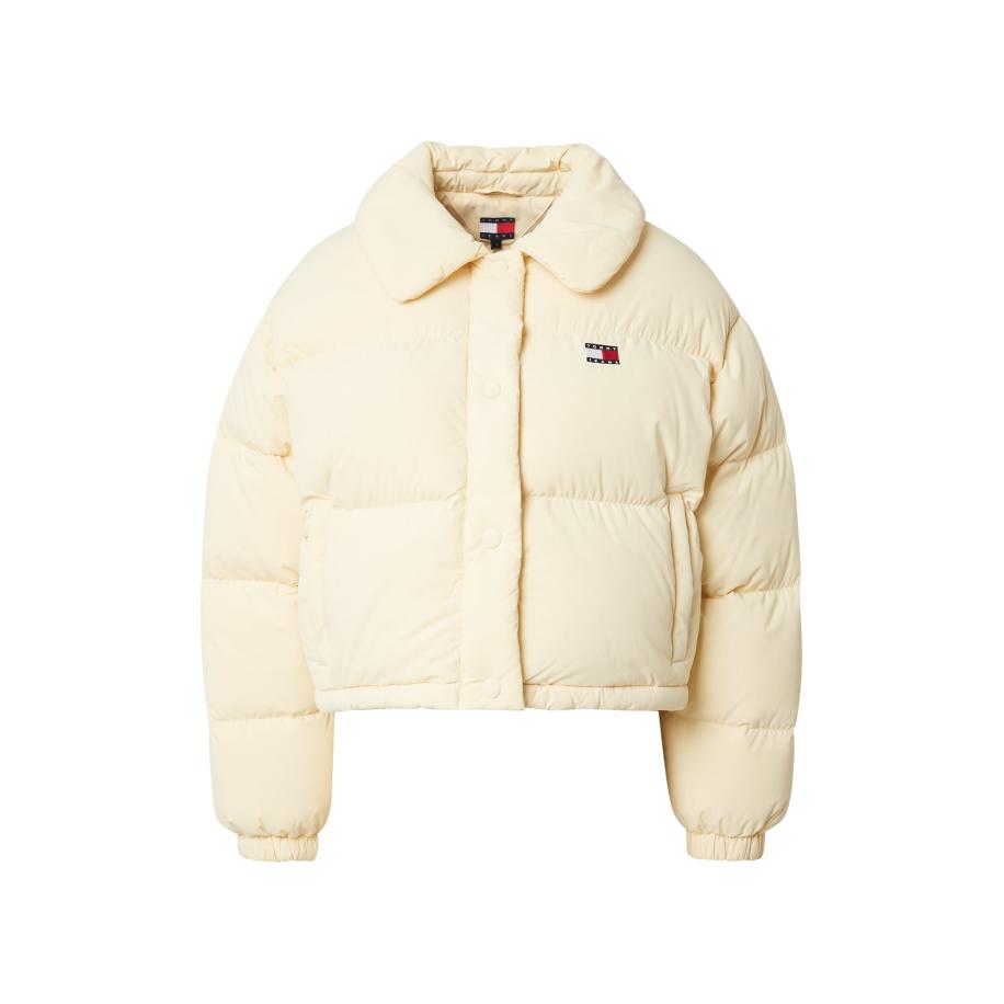 Tommy Jeans Tommy Jeans Winterjas pasteelgeel -