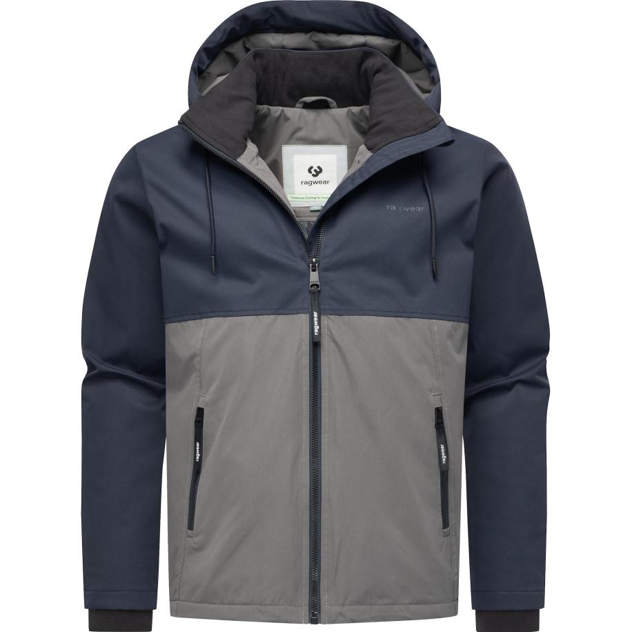 Ragwear Ragwear Functionele jas Roaan navy / lichtgrijs -