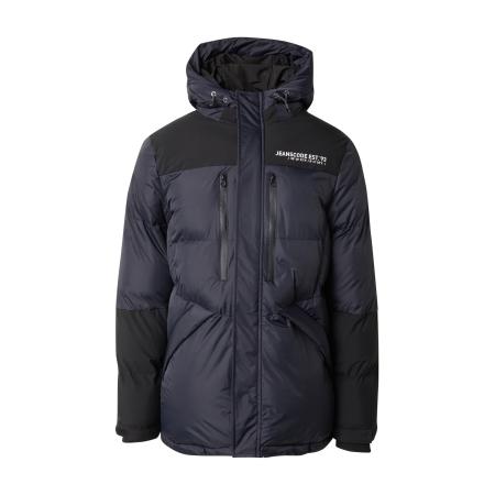 Indicode INDICODE Winterparka Kayce navy / zwart / wolwit