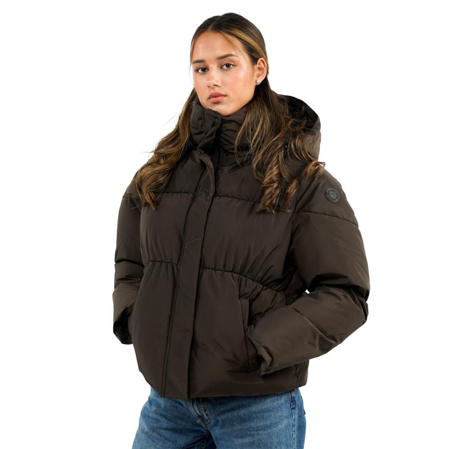 Airforce Maya Puffer Jas Bruin