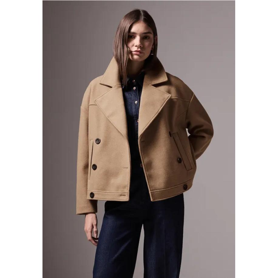 Street One Oversized caban jas Bruin