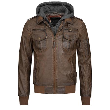 INDICODE JEANS INDICODE JEANS Tussenjas Aaron bruin