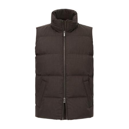 Boggi Milano Boggi Milano Bodywarmer chocoladebruin