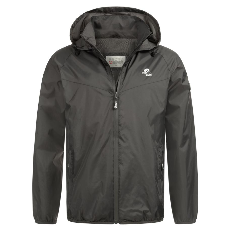 Arctic Seven Arctic Seven Functionele jas donkergrijs -