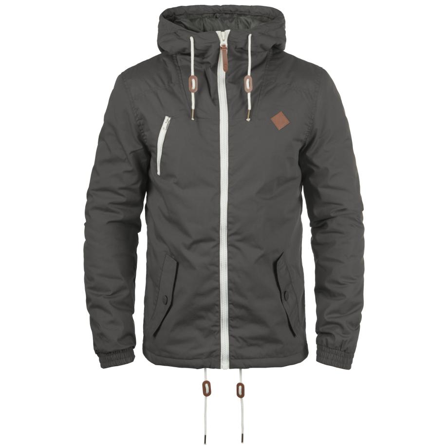 Solid !Solid Tussenjas Tilden bruin / grijs -