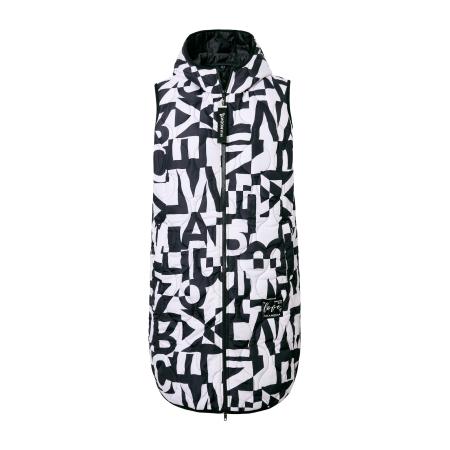 MIAMODA MIAMODA Bodywarmer zwart / offwhite