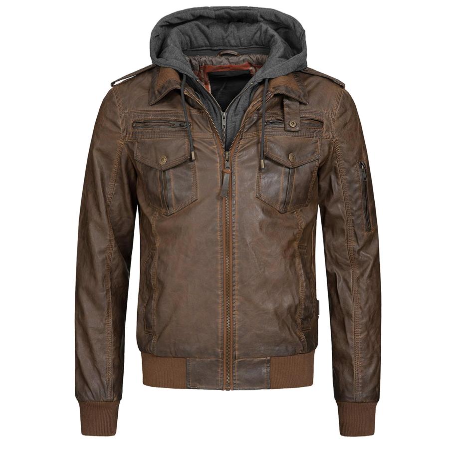 INDICODE JEANS INDICODE JEANS Tussenjas Aaron bruin -