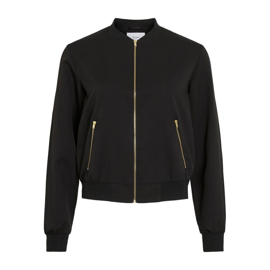 Vila VILA Tussenjas VIBUBBLE zwart -