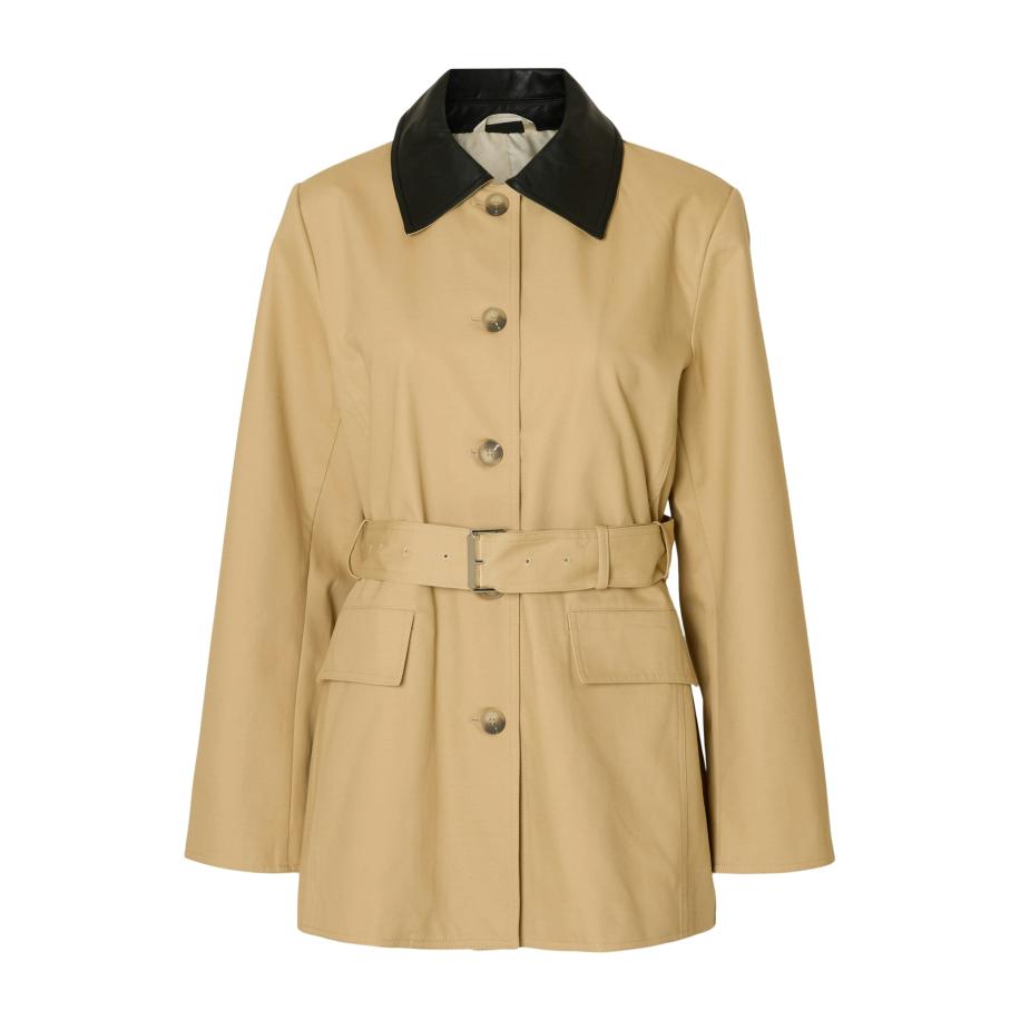 Selected SELECTED Tussenjas SLFDUA sand / zwart -