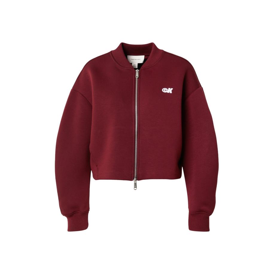 Calvin Klein Calvin Klein Jeans Tussenjas wijnrood / wit -