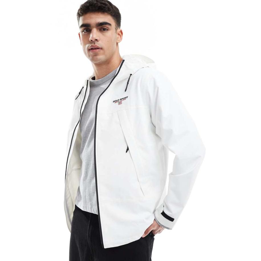 Polo Ralph Lauren - Sport Capsule - Eastview - Geïsoleerd windjack met capuchon in wit Wit