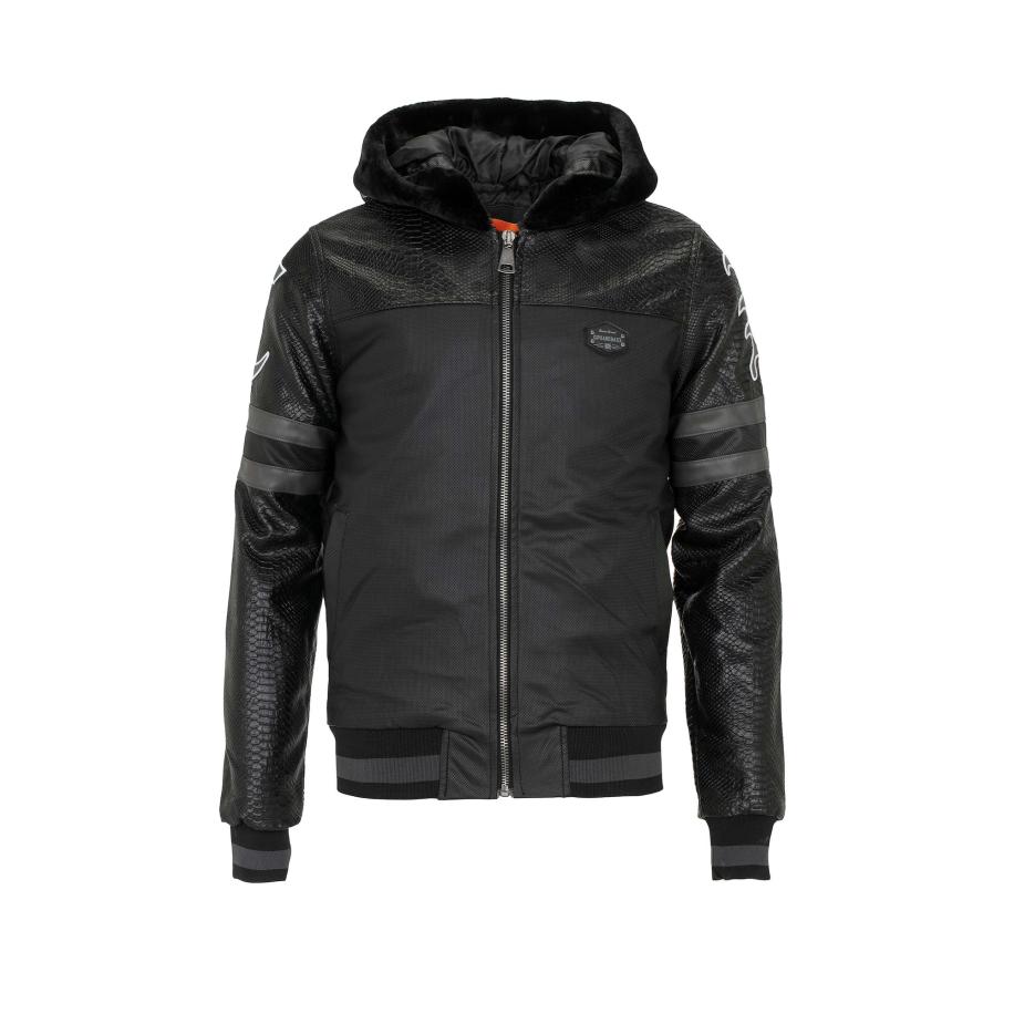 Cipo & Baxx CIPO & BAXX Tussenjas antraciet / zwart -