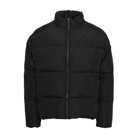 Solid !Solid Winterjas Leon zwart