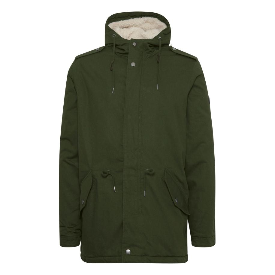Solid !Solid Winterparka Darnell donkergroen -