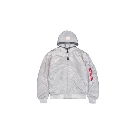 Alpha Industries ALPHA INDUSTRIES Tussenjas MA-1 D-Tec Studio LW grijs / rood