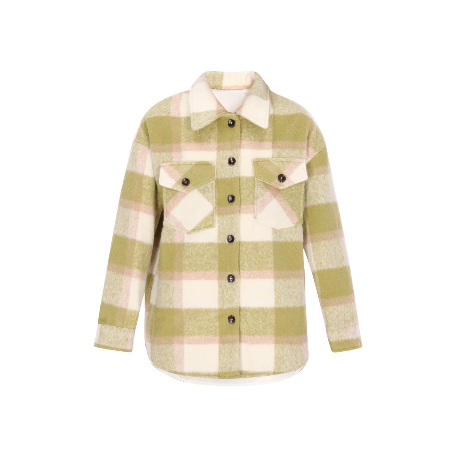 MYMO MYMO Tussenjas lichtbeige / kiwi / rosé -