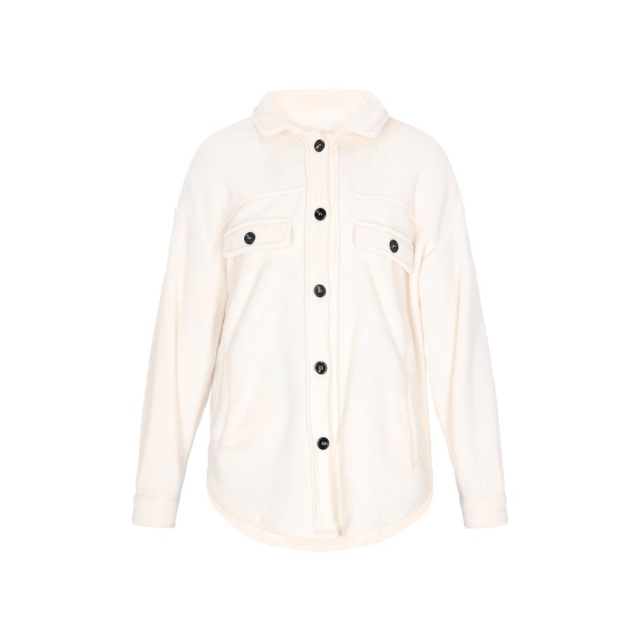 ROCKEASY ROCKEASY Fleece jas crème -