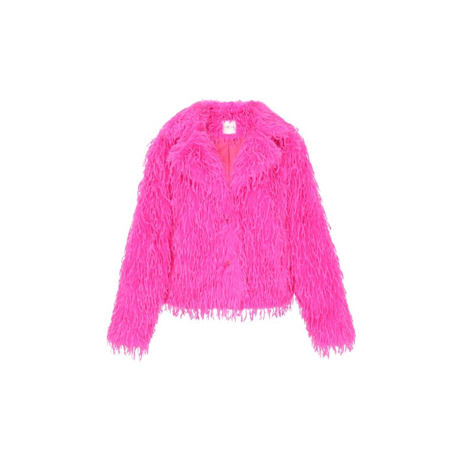 IZIA IZIA Tussenjas Fashion Look neonroze -