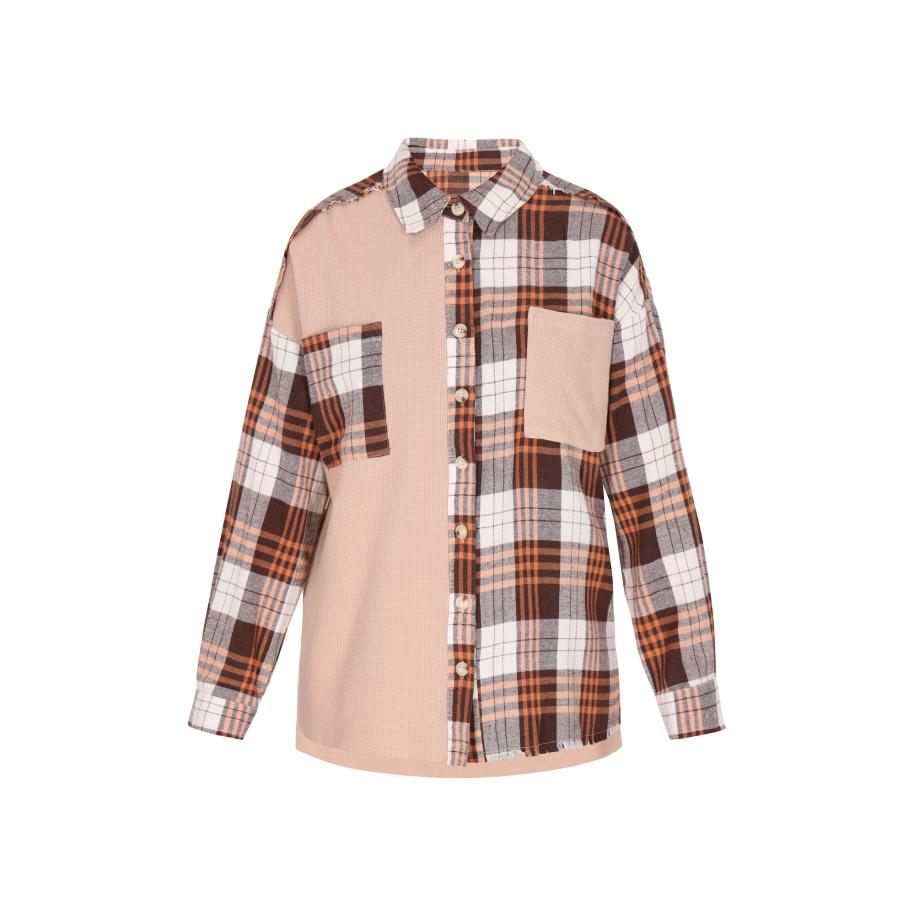 SANIKA SANIKA Tussenjas beige / bruin / oranje / wit -