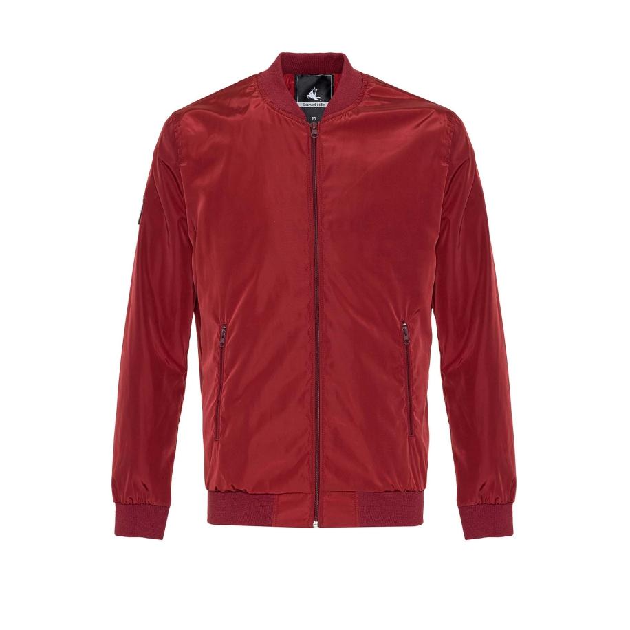 Daniel Hills Daniel Hills Tussenjas bordeaux / zwart / wit -