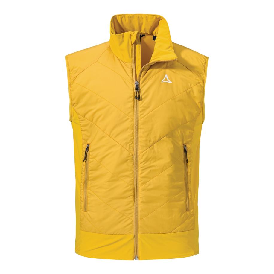 Schöffel Schöffel Bodywarmer Hiking Hybrid Vt geel -