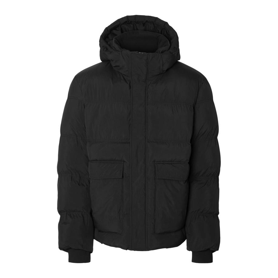 Selected SELECTED Winterjas SLHANDERS zwart -