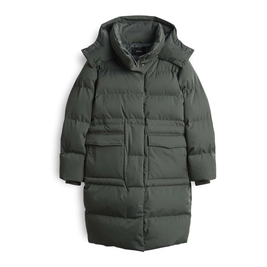 OPUS OPUS Winterjas Hallusi donkergroen -