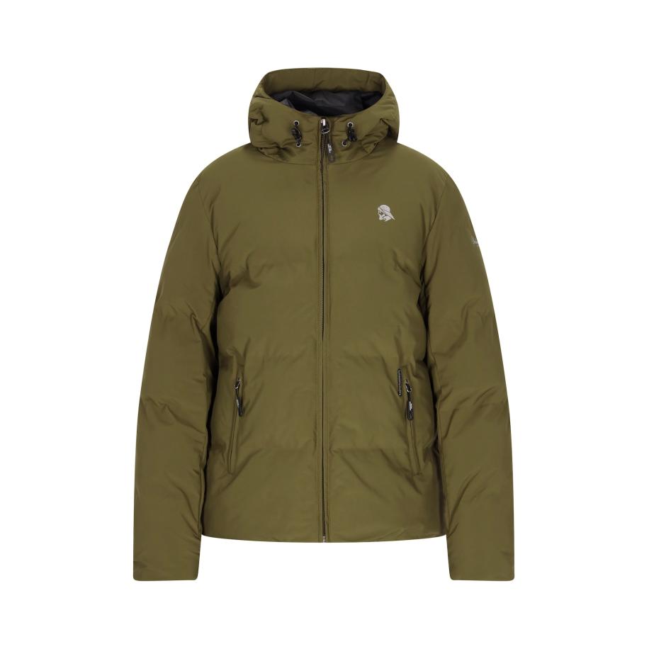 Schmuddelwedda Schmuddelwedda Winterjas olijfgroen / wit -