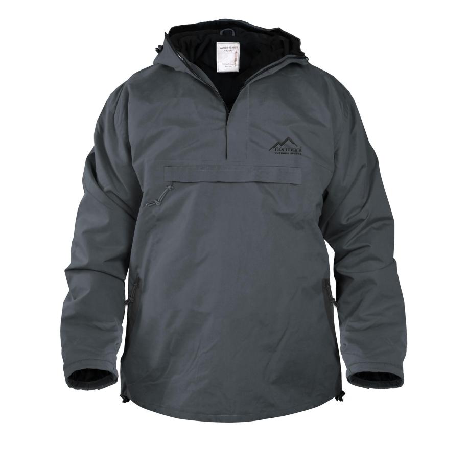 normani Outdoorjas Myrsky antraciet / zwart Zwart