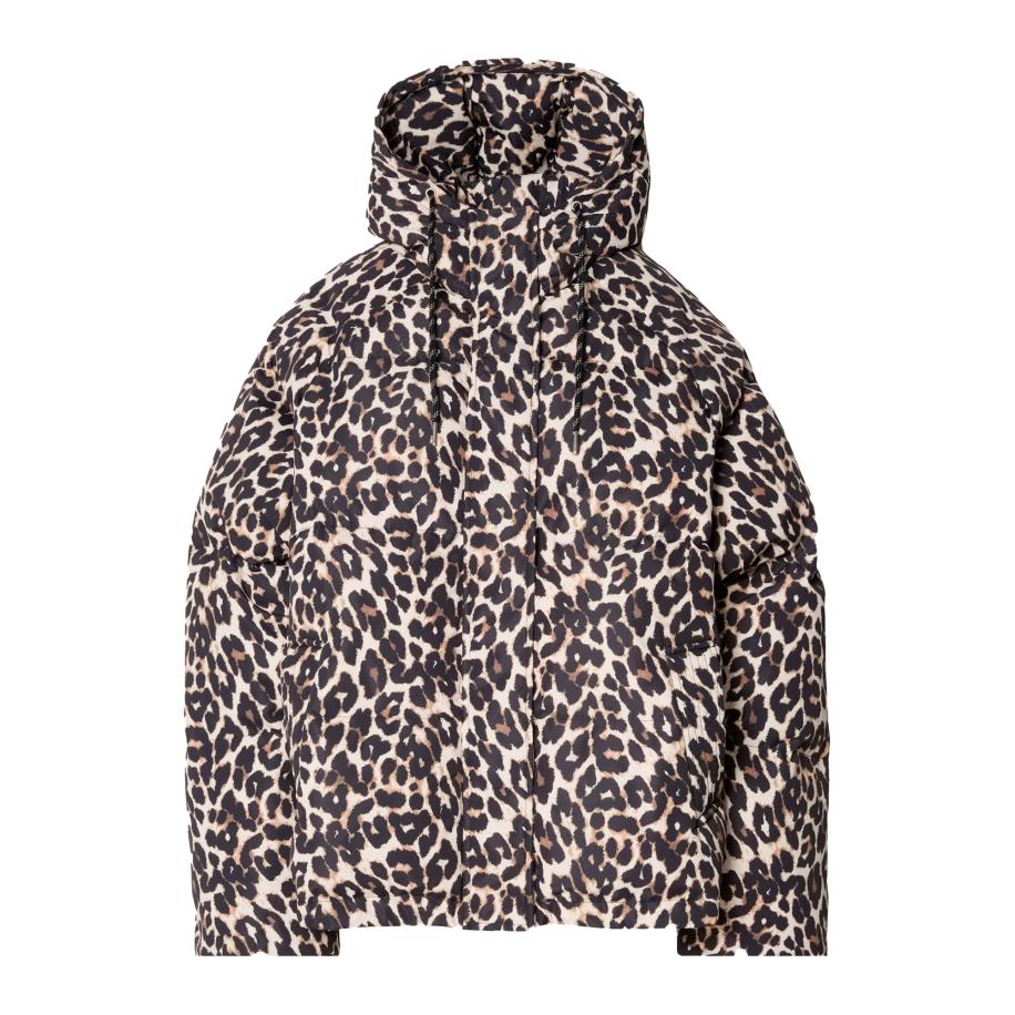 Lollys Laundry Lollys Laundry Winterjas Shelby cappuccino / lichtbruin / zwart -