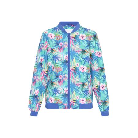 MYMO Tussenjas blauw / jade groen / rosa / wit