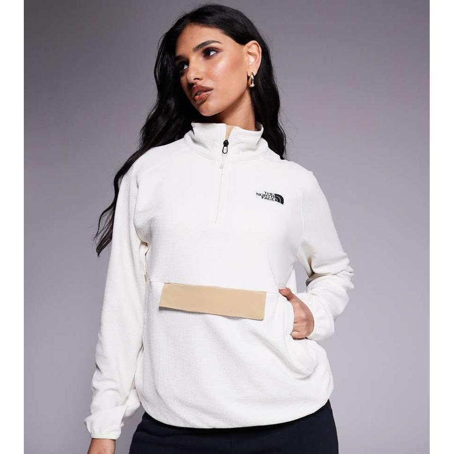 The North Face Kecha Opvouwbaar, waterbestendig windjack in gebroken wit, exclusief bij ASOS Wit