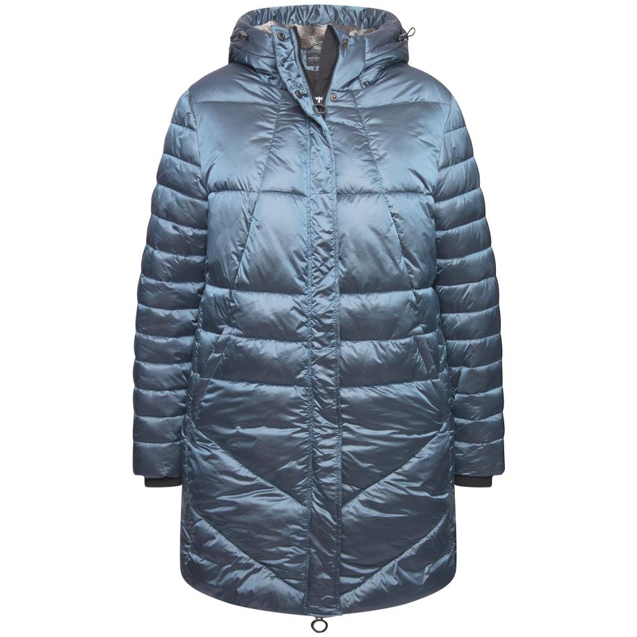 Ulla Popken Ulla Popken Winterjas blauw -
