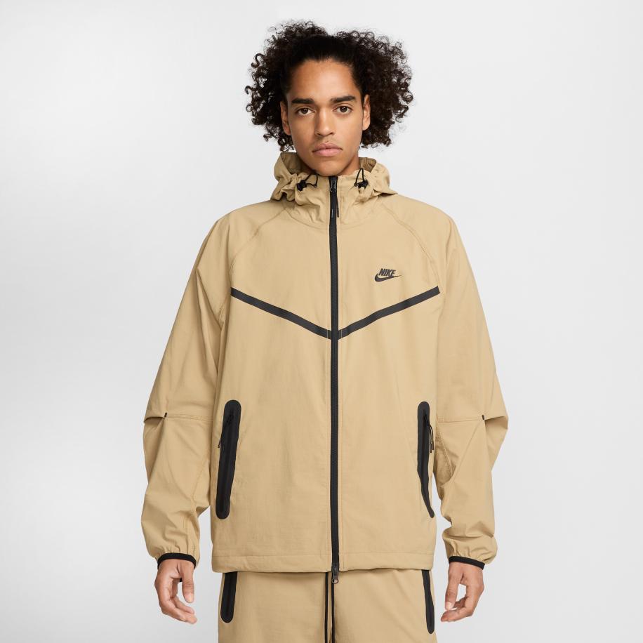 Nike Tech geweven herenjack - Bruin Bruin