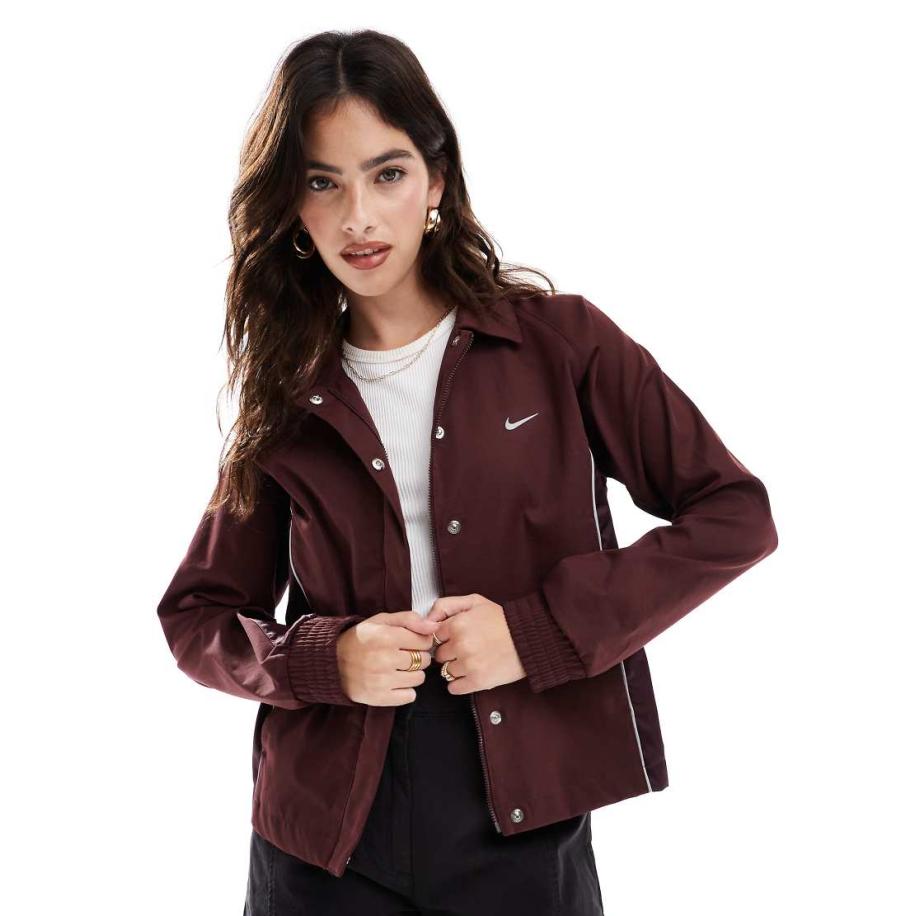 Nike Streetwear Geweven jack in bordeauxrood Rood