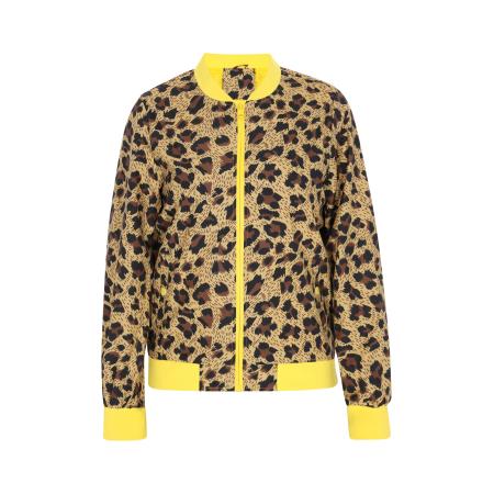 NALLY Tussenjas bruin / geel / zwart