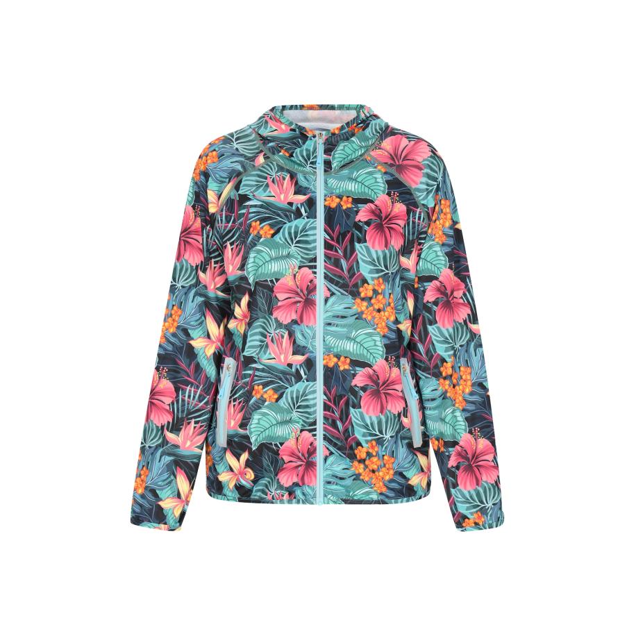 ebeeza ebeeza Tussenjas Outwear jade groen / oranje / oudroze / zwart -