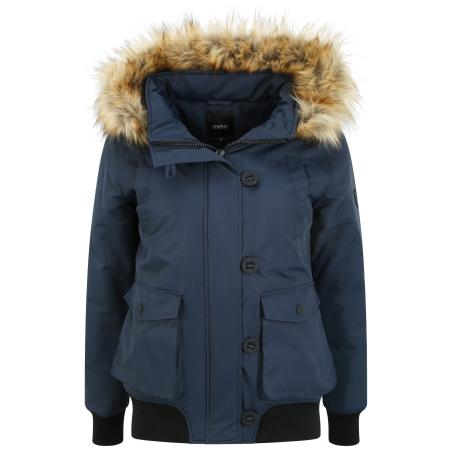 Oxmo Oxmo Winterjas blauw / bruin / zwart