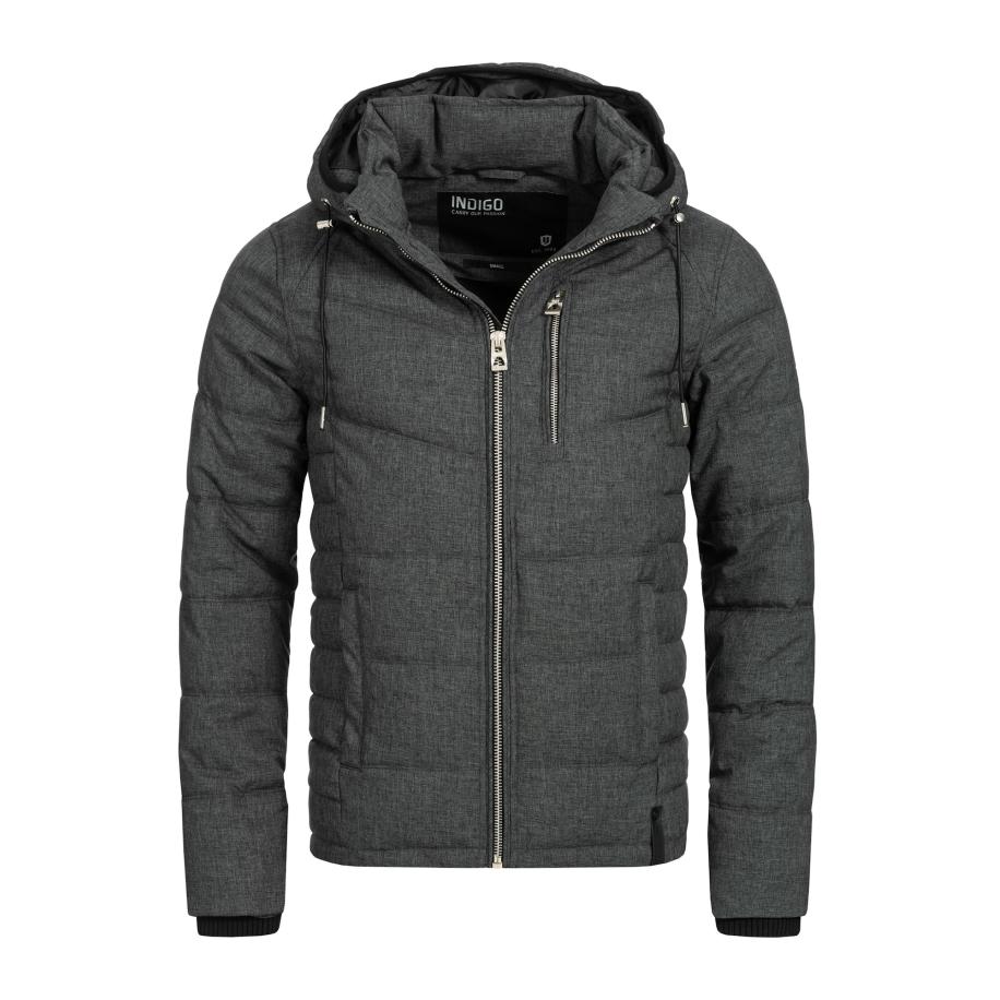 INDICODE JEANS INDICODE JEANS Winterjas Circus donkergrijs -