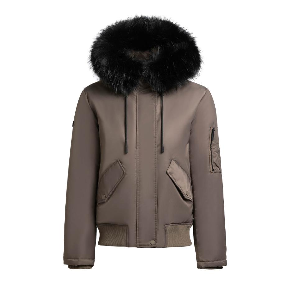 Khujo khujo Winterjas Tyla chocoladebruin -