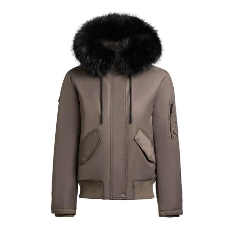 Khujo khujo Winterjas Tyla chocoladebruin