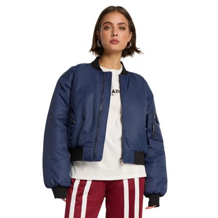 Alix The Label Heavy Nylon Bomber
